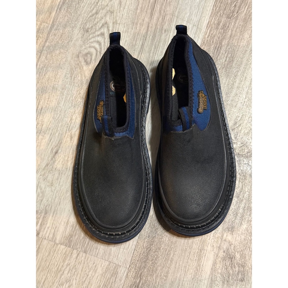 Georgia Giant Kids Waterproof Pull On Work Boots Black‎ Blue Size Unknown